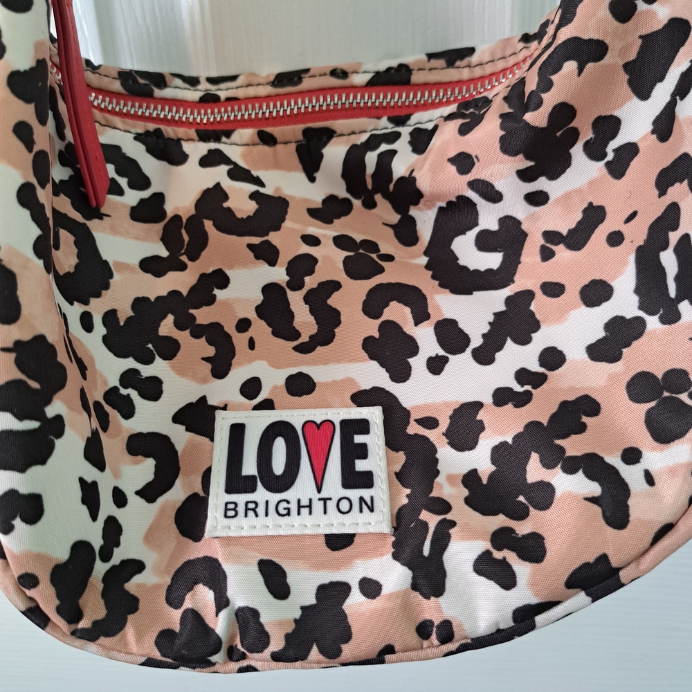 Brighton Love Leopard Print Swing Bag - Picture 2 of 8